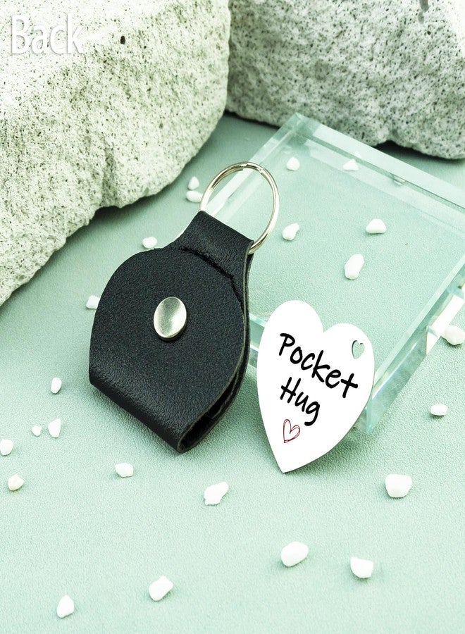 AOBIURV Long Distance Relationship Gifts Stocking Stuffers For Girlfriend Boyfriend Couples Keychains For Him Her Pocket Hug Heart Keyring for Boyfriend Girlfriend Friend Birthday Anniversary Valentines Gift - Image 5
